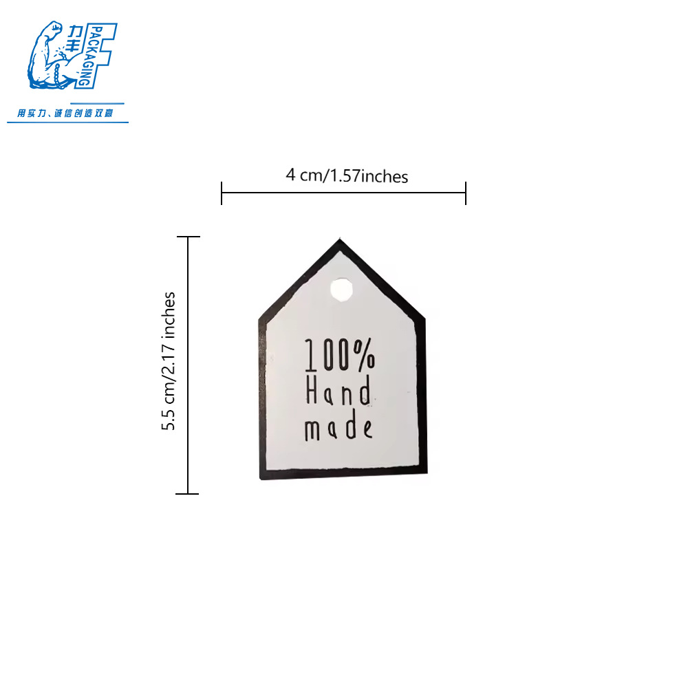 厂家直销 纸卡吊牌 烘焙DYI小纸卡 白卡标签 手工产品吊牌