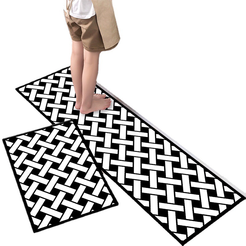 Kieselgurschlamm absorbiert Wasser und Öl, Bodenmatte, Küchenteppich, Badezimmereingang, rutschfeste Badezimmermatte, Fußmatte_voghion.com