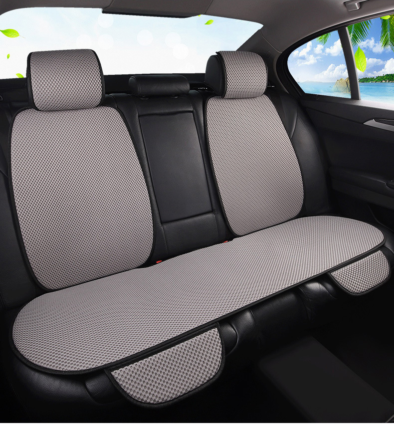 Car Massage Net, Universal Seat Cushion for All Seasons, Fashionable, Simple, Non-Slip, Wear-Resistant, Breathable and Comfortable Single-Seat Three-Piece Seat Cushion