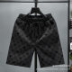 Fashion Brand European Station Flocking Shorts Summer Thin Fashionable Internet Celebrity Spirit Pants Breathable Sports Style Beach Pants