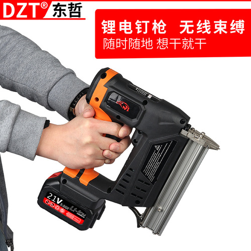 Lithium battery electric nail gun F30 household small single-shot automatic nailing woodworking code nail gun wireless