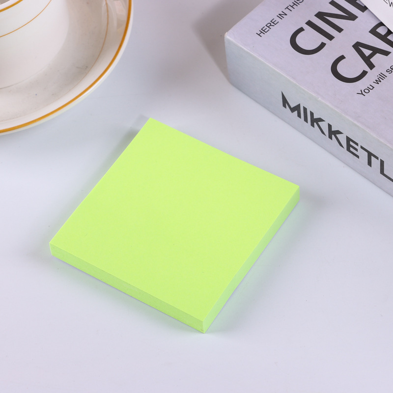 Papel fluorescente color pegatina de color fuerte color simple estudiantes n veces pegatina cuadrada nota de nota