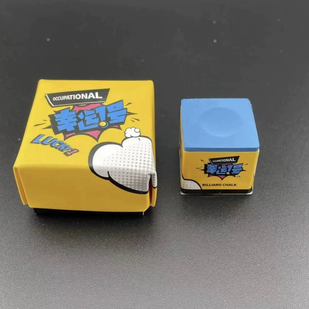 Шоколадный порошок Lucky No. 1 Billiard Powder имеет тонкую текстуру и сильное трение. Высококачественный противоскользящий материал для Zhongba.