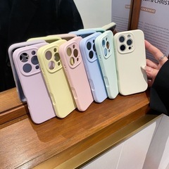 カメラボタン一体型液体シリコーン Apple 16promax 携帯電話ケース iphone16pro15 保護に適しています