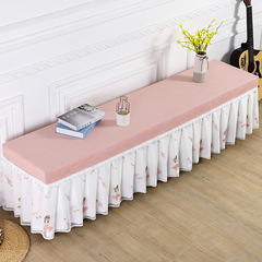 5YA1簡約現代電視櫃罩防塵罩蓋布全包茶几長方形桌布布藝蕾絲換鞋