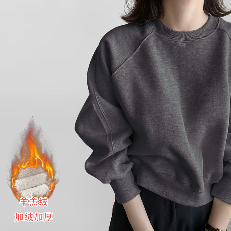 카본 그레이 011 (0도 정도 착용에 적합한 초두꺼운 램스울 모델)