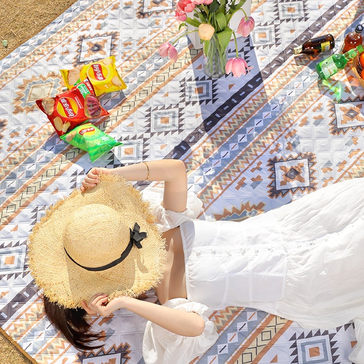 野餐垫防潮垫加厚便携户外露营野营沙滩草地野炊防水垫子帐篷地垫