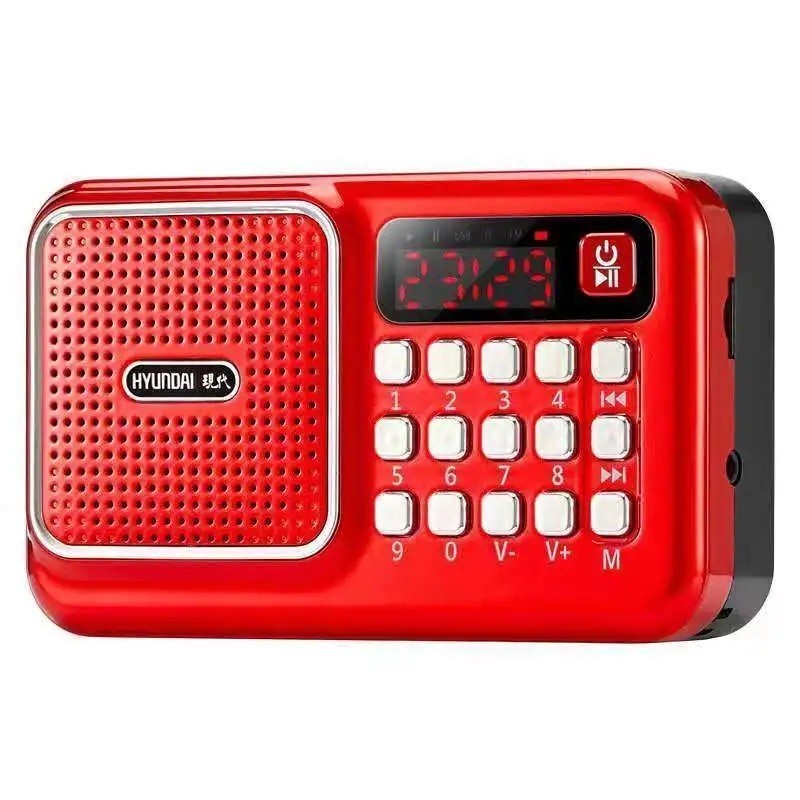 現代の 853S カードラジオスピーカーポータブル音楽プレーヤーオーディオ高齢者 MP3 音楽プレーヤー|undefined