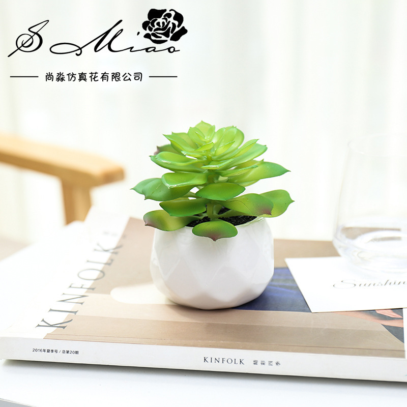 Gran cuenca de diamante gris piedra loto verde ☆