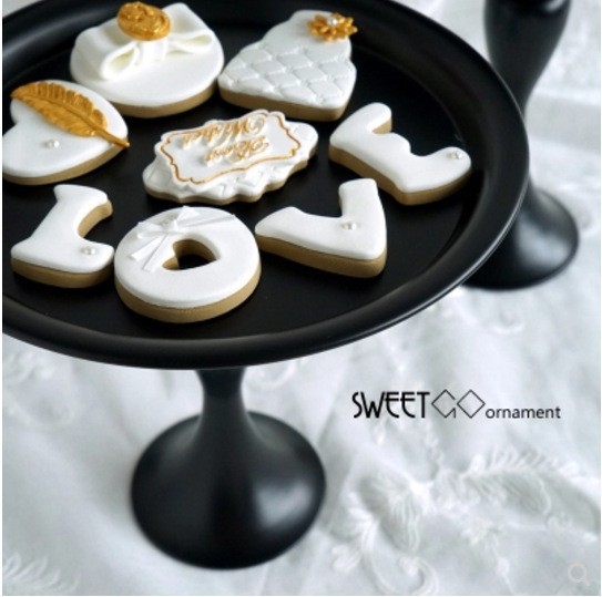 Plato de pastel negro, accesorios de fotografía de alimentos, estantes de pastel de hierro forjado, mesa de postres, plato de bocadillos creativo