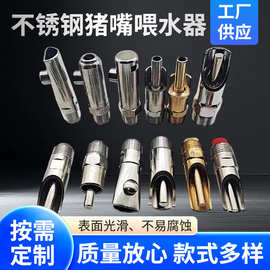 养殖业用饮水器加厚不锈钢猪嘴自动喂水器猪用喝水防喷溅水嘴