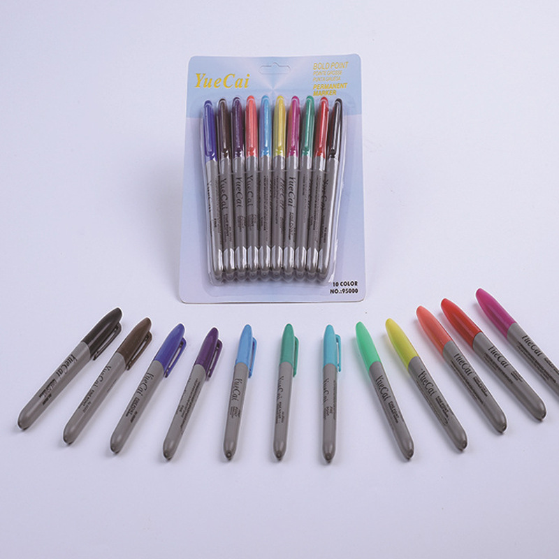 12-Color 95000 Colored Markers, Oil-Based, Non-Erasable, Permanent Markers for Adults and Students, Suitable for Drawing and Writing 12-Color 95000 Colored Markers, Oil-Based, Non-Erasable, Permanent Markers for Adults and Students, Suitable for Drawing and Writing