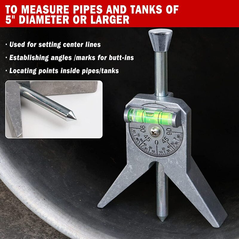 安全パイプセンターマーク定規パイプセンターロケーターPipe Center Finder|undefined