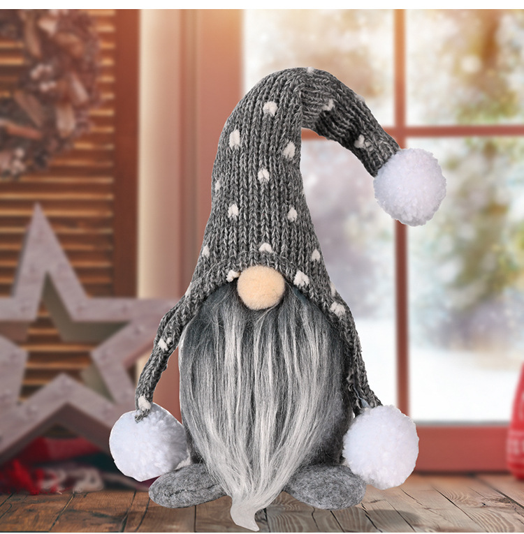 Solid Color Pattern Christmas Cute Solid Color Party Rudolph Doll