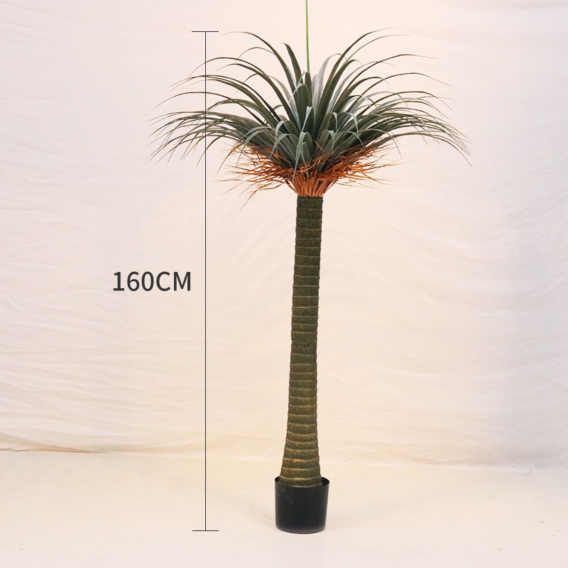Simulación de plantación verde de plátano de bambú de tortuga grande planta de plantación de ventana interior diseño de ángulo de planta de árbol falso paisajístico