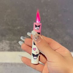 【Dropshipping】Kuromi Pachacama Dog Lighter Tomy Everchanging Color Cylinder Cartoon Boyfriend Gift for Girls