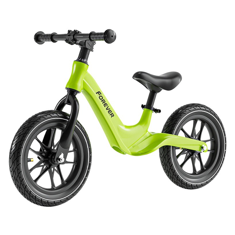 Coche permanente del equilibrio de los niños 1-3-6 años de edad del bebé Sin pedal de aleación de magnesio ultraligero 12/14-pulgadas scooter deslizante