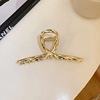 Hanger, hairgrip, universal metal advanced crab pin, hairpins, hair accessory, internet celebrity, high-quality style