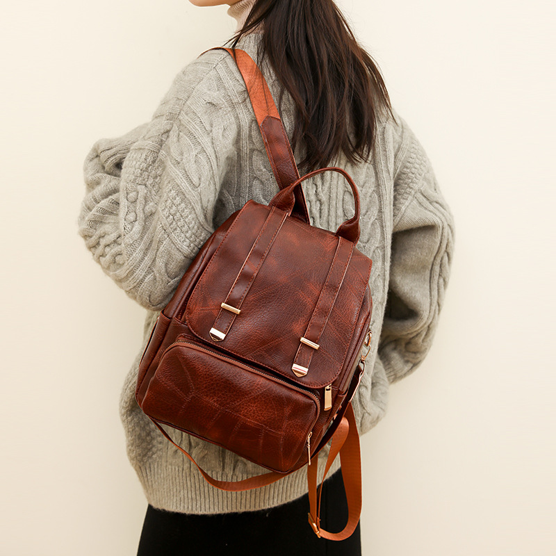 (Cross-border trading), backpack, one-shoulder bag, capacious retro shoulder bag