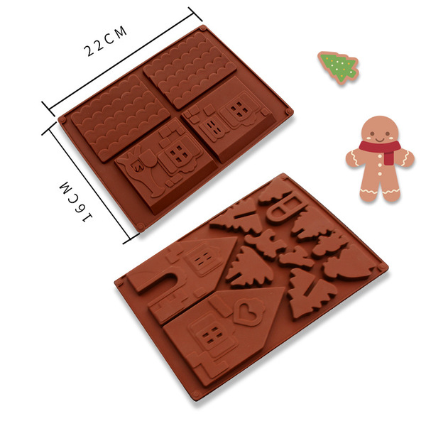 Christmas compact silicone mold