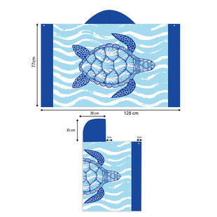 Children's Bathrobe Cape Microfiber Cartoon Kidsren's Swimming Hooded Wearable Plus Size Baby Bath Towel Shawl X20