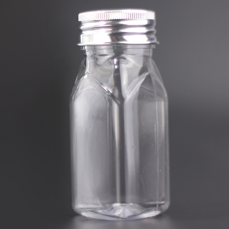 pet透明塑料瓶三角瓶压片糖包装瓶食品包装瓶密封防潮零食包装罐