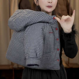 儿童2025新款加绒外套棉衣韩版厚款时尚宽松中小童冬季棉服秋冬潮