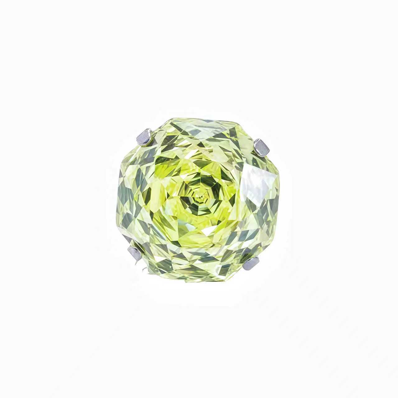 F136 Titanium Alloy Eight-Sided Rose Cut Ear Studs for Cartilage Helix Tragus Body Piercing Jewelry detail image 12