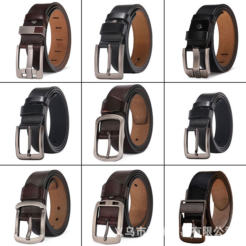 Cross-Border Genuine Leather Plus-Size Men's Belts Direct from Manufacturer, Young Men's Casual Fashion Trendy Leather Belts Wholesale Cross-Border Genuine Leather Plus-Size Men's Belts Direct from Manufacturer, Young Men's Casual Fashion Trendy Leather Belts Wholesale
