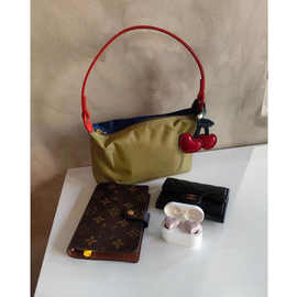 2025夏季牛津布尼龙拼色腋下包包女简约百搭单肩手提包流行零钱包