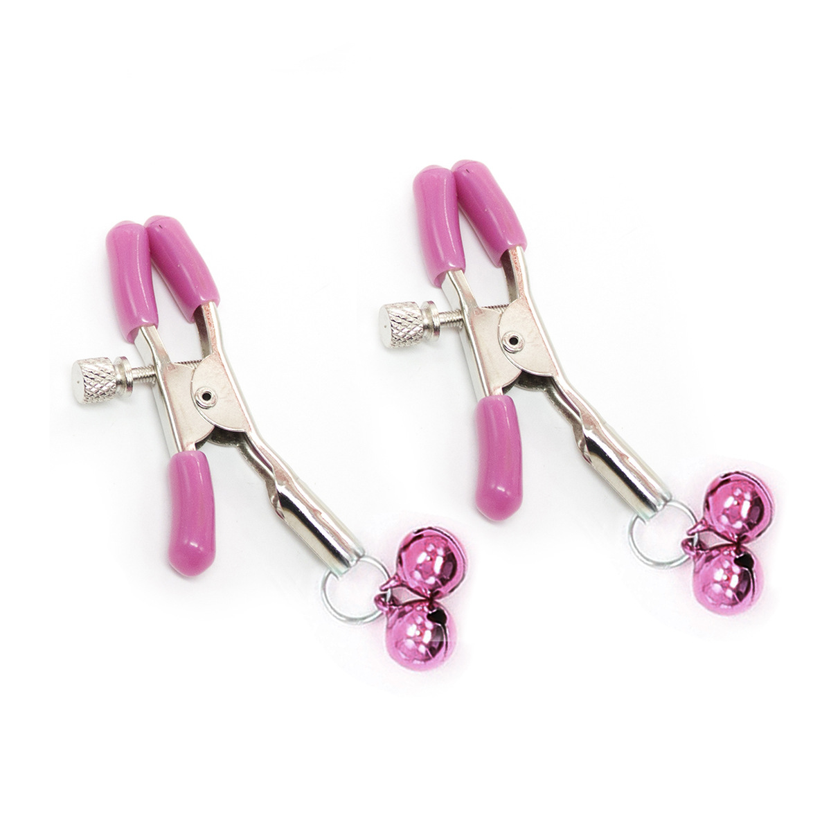 Productos para adultos Coqueteo Juguetes sexuales alternativos Clips para senos sexuales Dos campanas Clips para senos Clips para senos de metal Clavos para senos SM