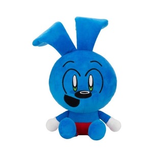 Cross -Bordder New Riggy The Rabbit Monkey Coll Coll Blue Long Har Plush Coll Coll