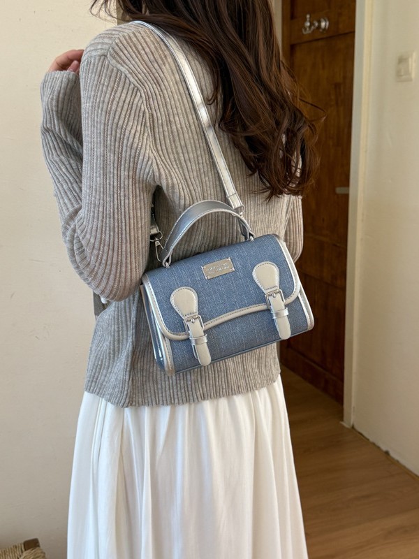Nicho de diseño bolso de mano mujer 2026 nuevo exquisito bolso cuadrado de estilo extranjero mini mochila de alto nivel mochila image 4