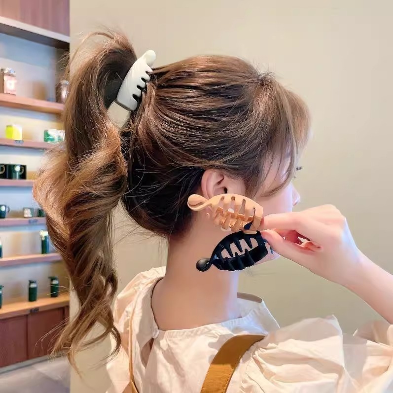 香蕉夹竖夹小号发量少高马尾发夹女夏季头发抓夹后脑勺扭扭夹发卡|undefined