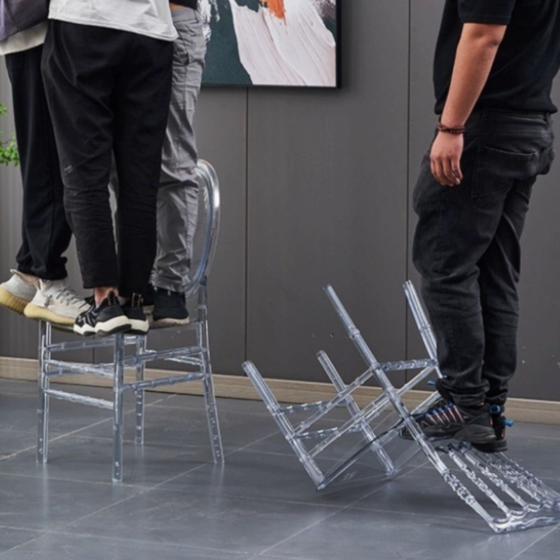 Outdoor Chair Crystal Chair Transparent Acrylic Hotel Banquet Wedding Hall Wedding Celebration Stool Dining Chair