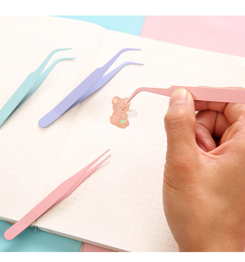DIY Color Pointed Elbow Eyelash Handmade Hand Account Tweezers O1CN01woCuHr1PjiSJLyjoW !!2216855691877 0 Cib