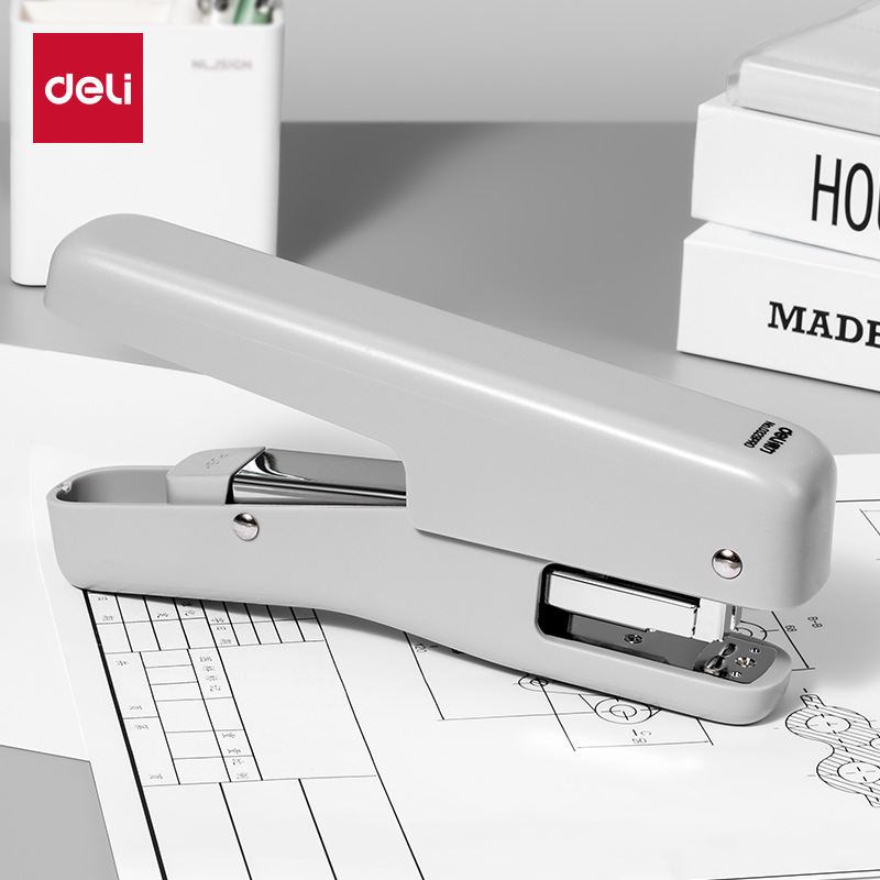 델리 0329PRO 휴대용 고효율 및 노동 절약형 스테이플러 사무실 스테이플러, 두꺼운 책을 위한 사무용품