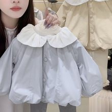 女童外套2025春秋新款女宝宝短款夹克儿童上衣风衣时髦洋气冲锋衣