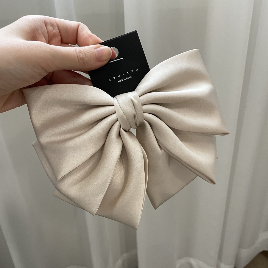 Champagne Oversized Bow
