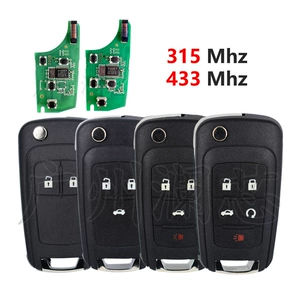 Chevrolet Buick üçün 315/433Mhz qatlanan pult açar 2/3/4/5 düyməli qeyri-ağıllı model
