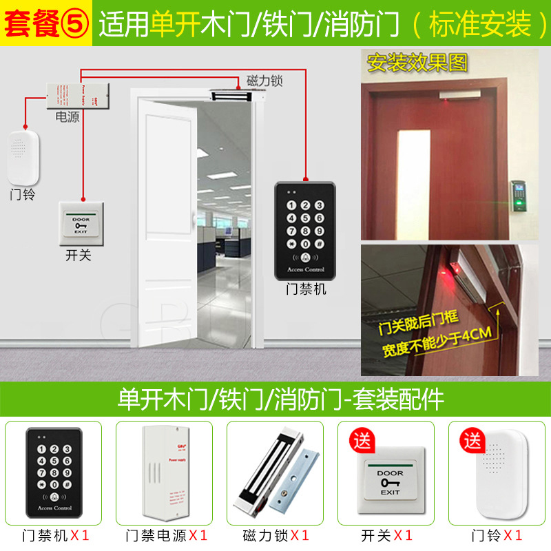 SKU-06-套餐五：单开木门 铁门.jpg