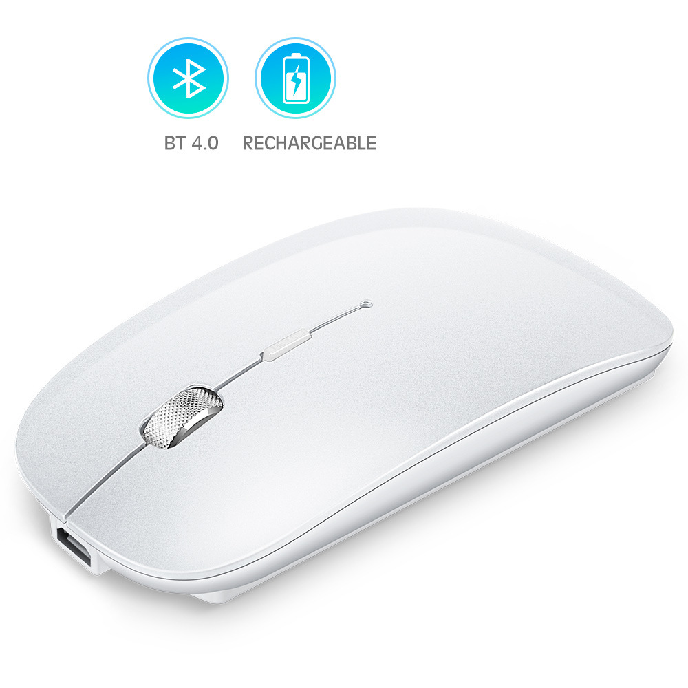 Rechargeable metal roller Bluetooth dual-mode mobile phone tablet wireless mouse_voghion.com