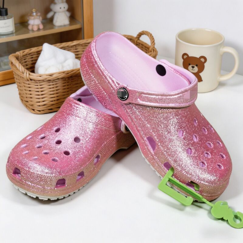 Sequin Glitter Hole Shoes for Women, Outdoor Casual Non-Slip Sandals 2026, Sequin Hole Shoes 2025