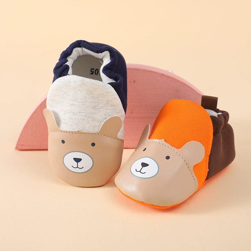 【Новинка в наличии】Обувь для малышей 0-1 года, для первых шагов, нескользящая, с мягкой подошвой, чехлы для обуви для младенцев, оптовые товары для детей