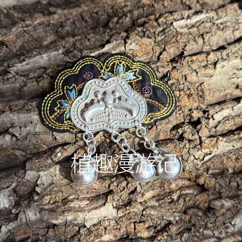 貴州特産の恩施土家・ミャオ族刺繍、ミャオ族刺繍アルミ冷蔵庫マグネット、お土産アルミ手作り品|undefined