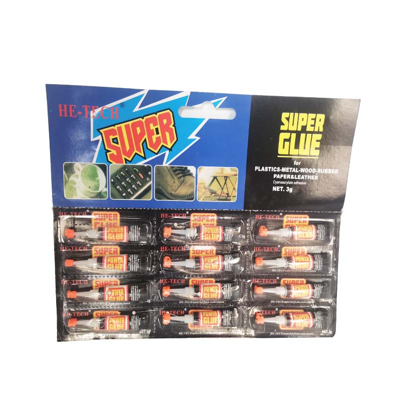 HETECH HITECHNOLOGY Pequeña tarjeta negra tubo de aluminio 502 pegamento tarjeta pequeña tarjeta cuadrada vieja tarjeta negra nariz de elefante con aguja