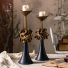 American style modern Do the old Candlestick Retro household a living room table romantic candlelight originality decorate photograph prop Decoration