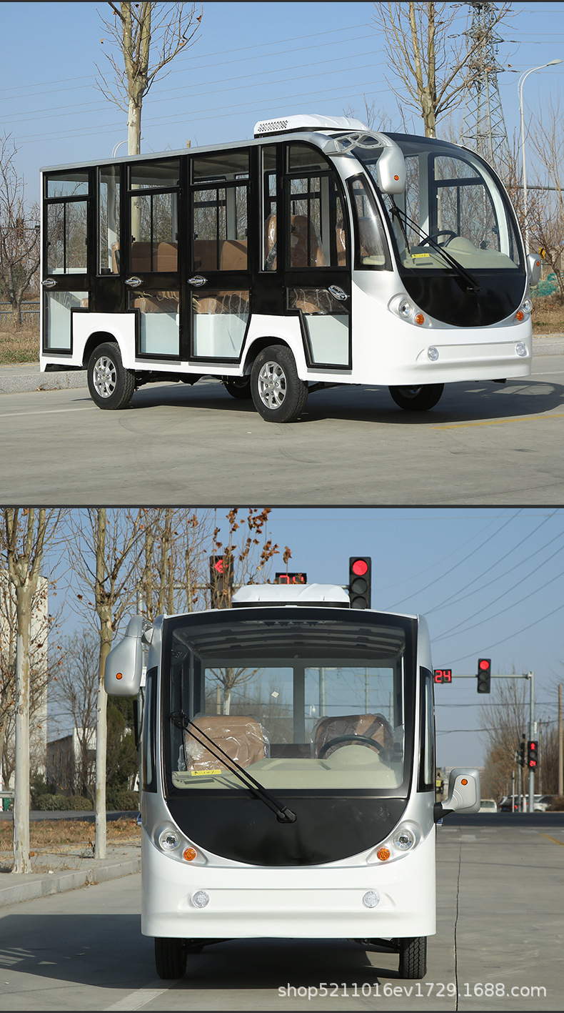 Electric Four-Wheel Sightseeing Vehicles in Scenic Areas, Shuttle Buses, Golf Carts, Campus Property Security Electric Four-Wheel Patrol Vehicles