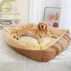犬小屋冬保温大型犬ペットベッドソファー四季通用犬が寝る巣冬犬マット