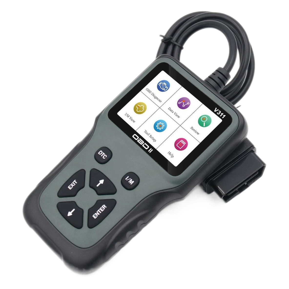 Инструмент диагностики неисправностей автомобиля ELM327 карта считывания кода обнаружения двигателя портативный инструмент обнаружения автомобиля OBD2